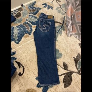 Women’s Silver Brand Denim Capri’s